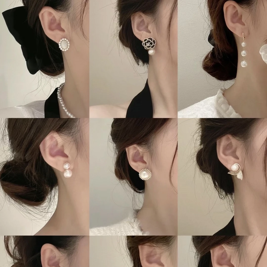 铜合金耳饰 铜合金耳饰耳骨夹气质轻奢小众复古精致耳环百搭时尚