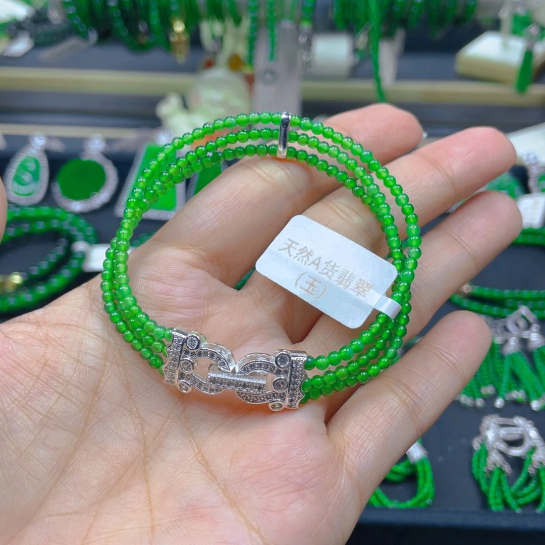 未镶嵌手链翡翠手链