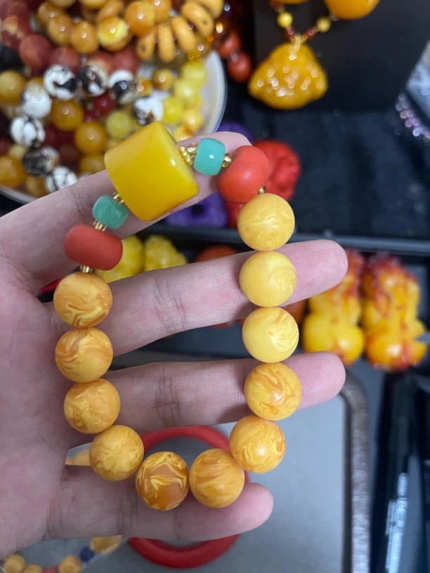 古巴新蜜 磨砂老黄蜡14mm