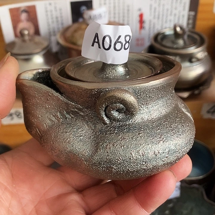 紫砂茶杯沉*柴烧纯手工068
