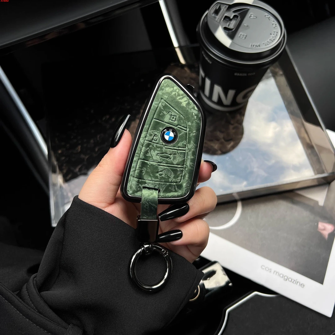 适用宝马钥匙套5系530刀锋x5新款3系325li扣x1/x2/x3/i3高级感壳