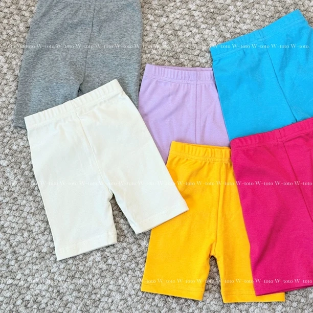 多色骑行裤｜女童夏天骑行裤短裤多色韩款高棉