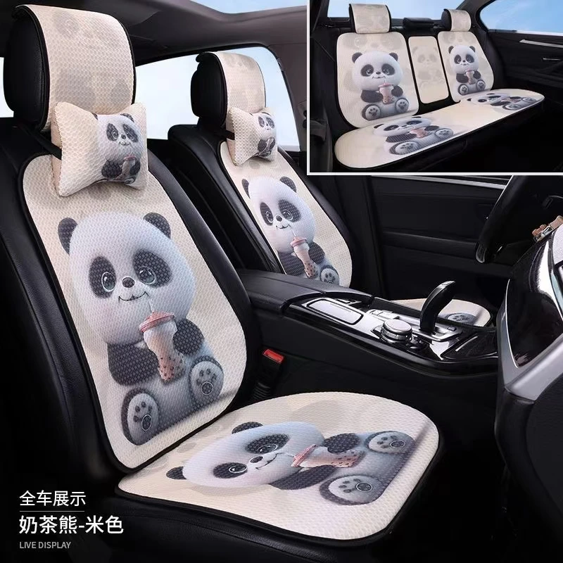 四季通用汽车座垫年终促销时尚卡通汽车坐垫四季通用透气座椅套