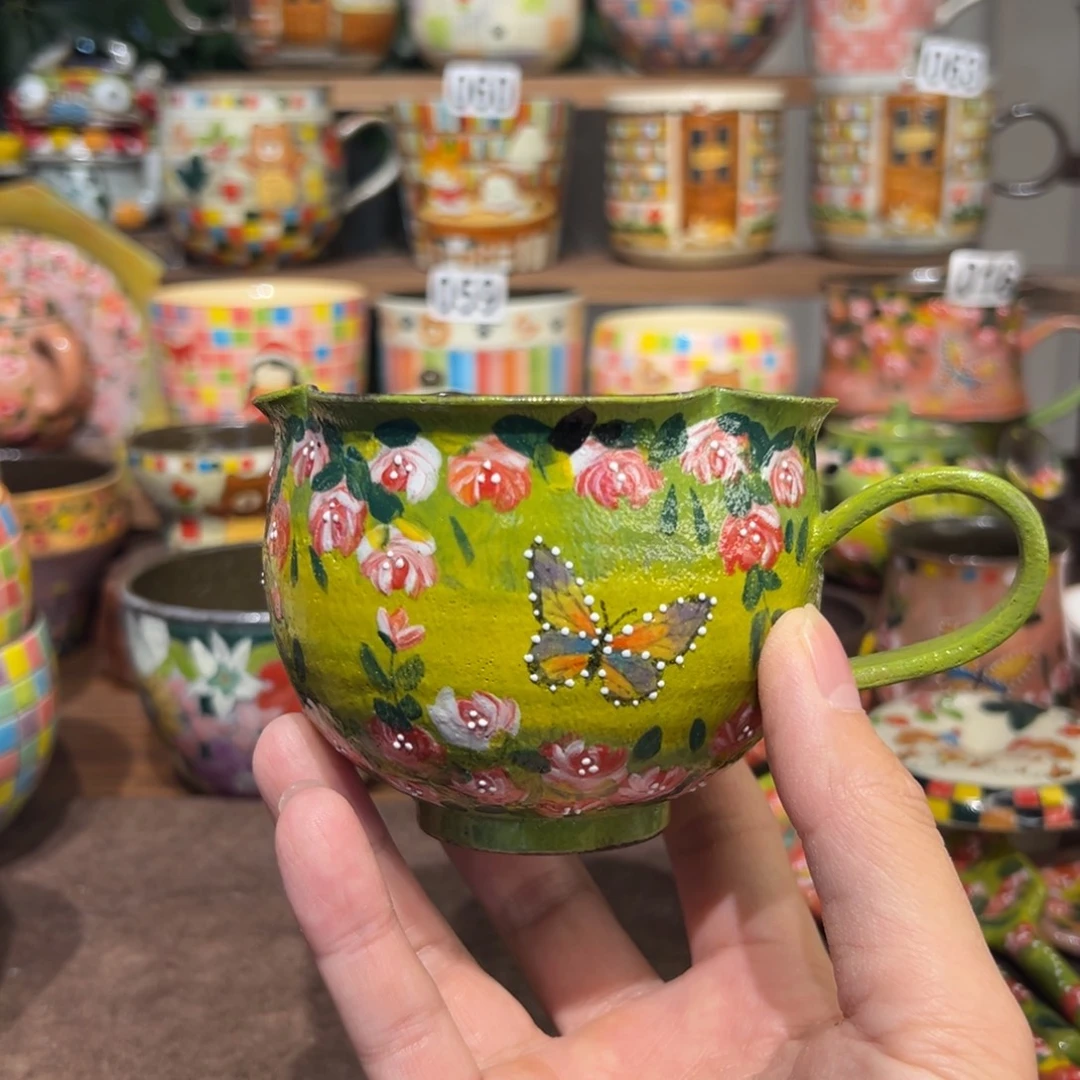 紫砂 景德镇陶瓷手绘杯