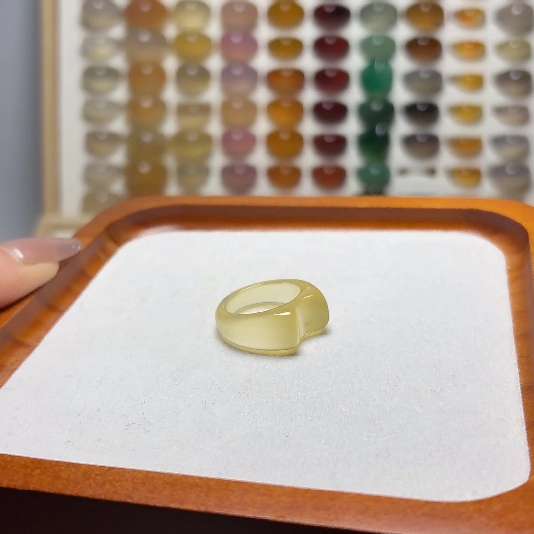 玛瑙/玉髓未镶嵌戒指