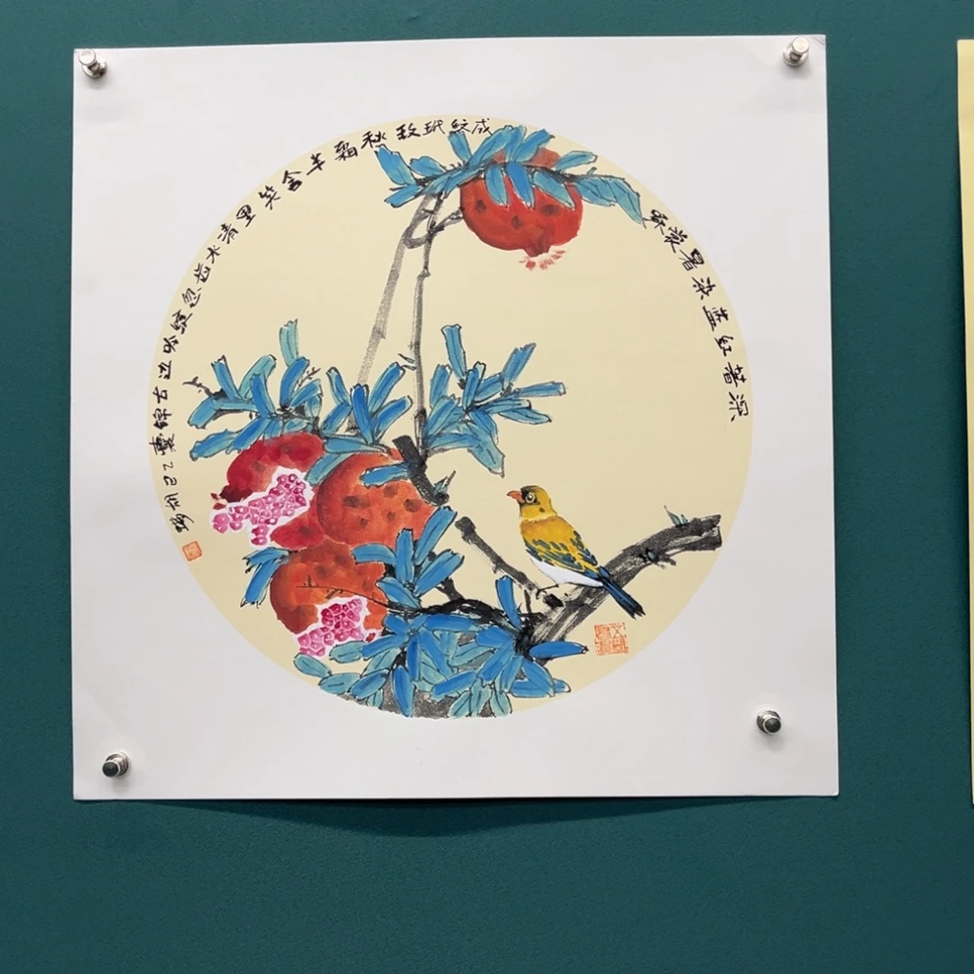 国画艺术家真人手绘