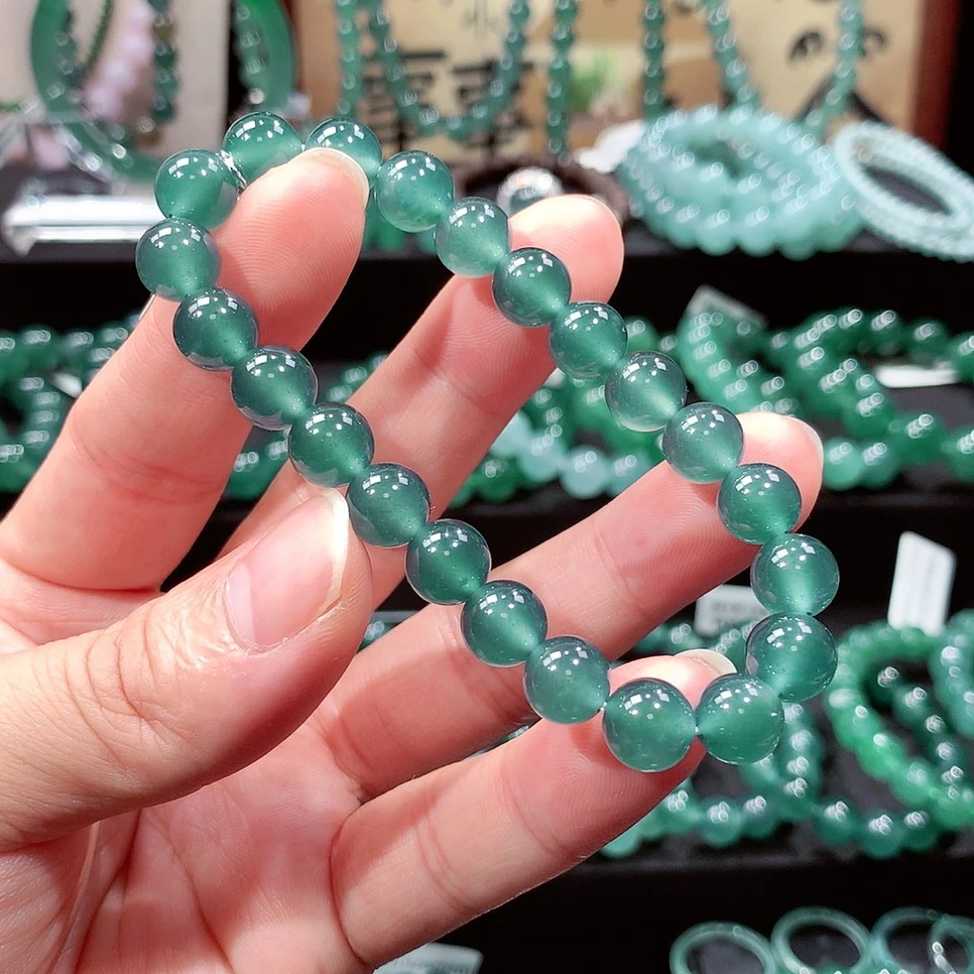 翡翠未镶嵌手链卡9