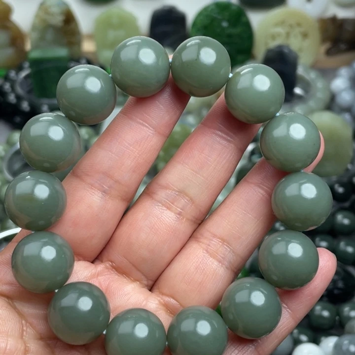 和田玉未镶嵌手链