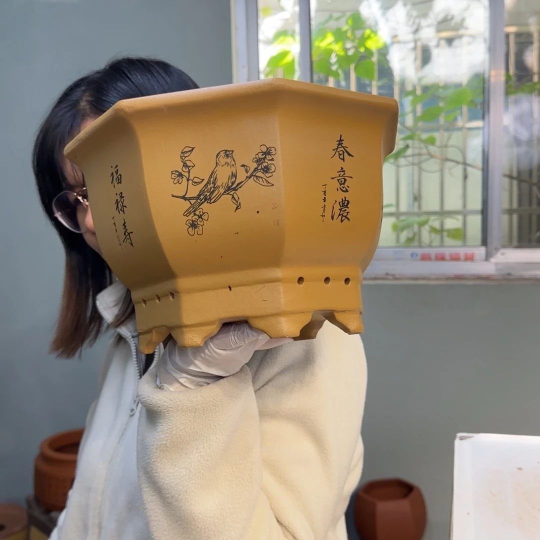 紫砂花盆紫砂口径27