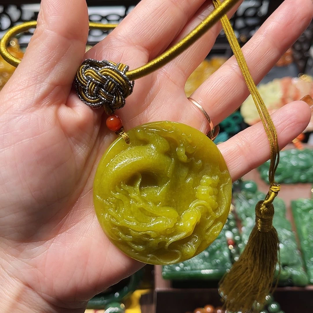 未镶嵌岫玉毛衣链