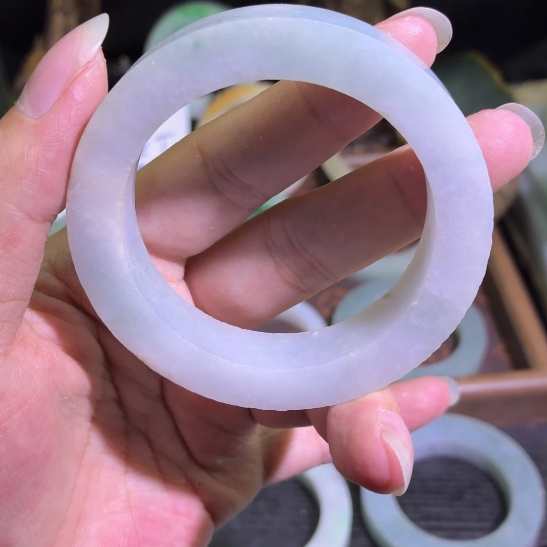 定制翡翠未镶嵌缅甸翡翠A货手镯毛胚定制