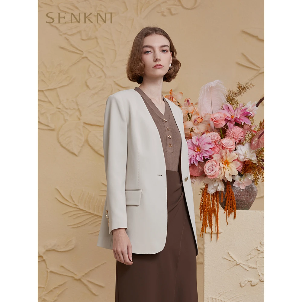 圣可尼无领干练西装S102314NE