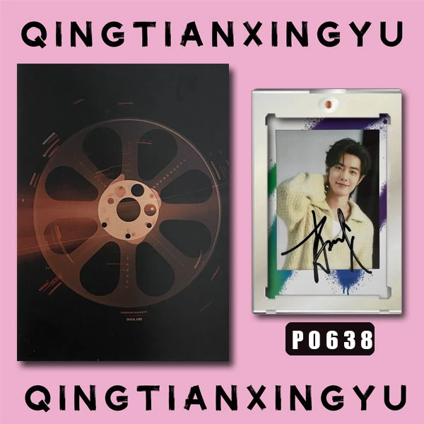 P0638【肖战】正品拍立得照片 涂鸦