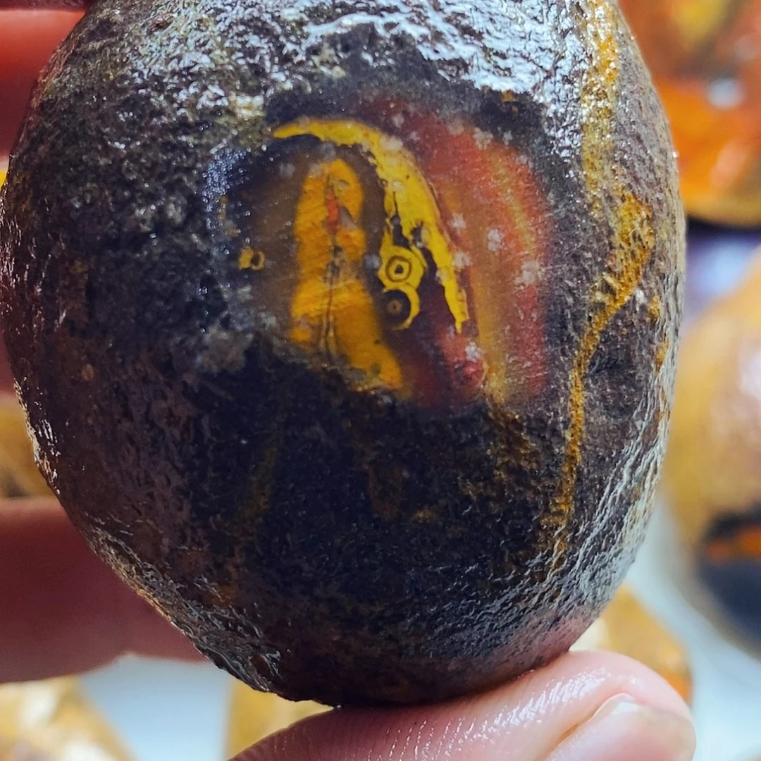 亿***成定制玛瑙未镶嵌战国红玛瑙