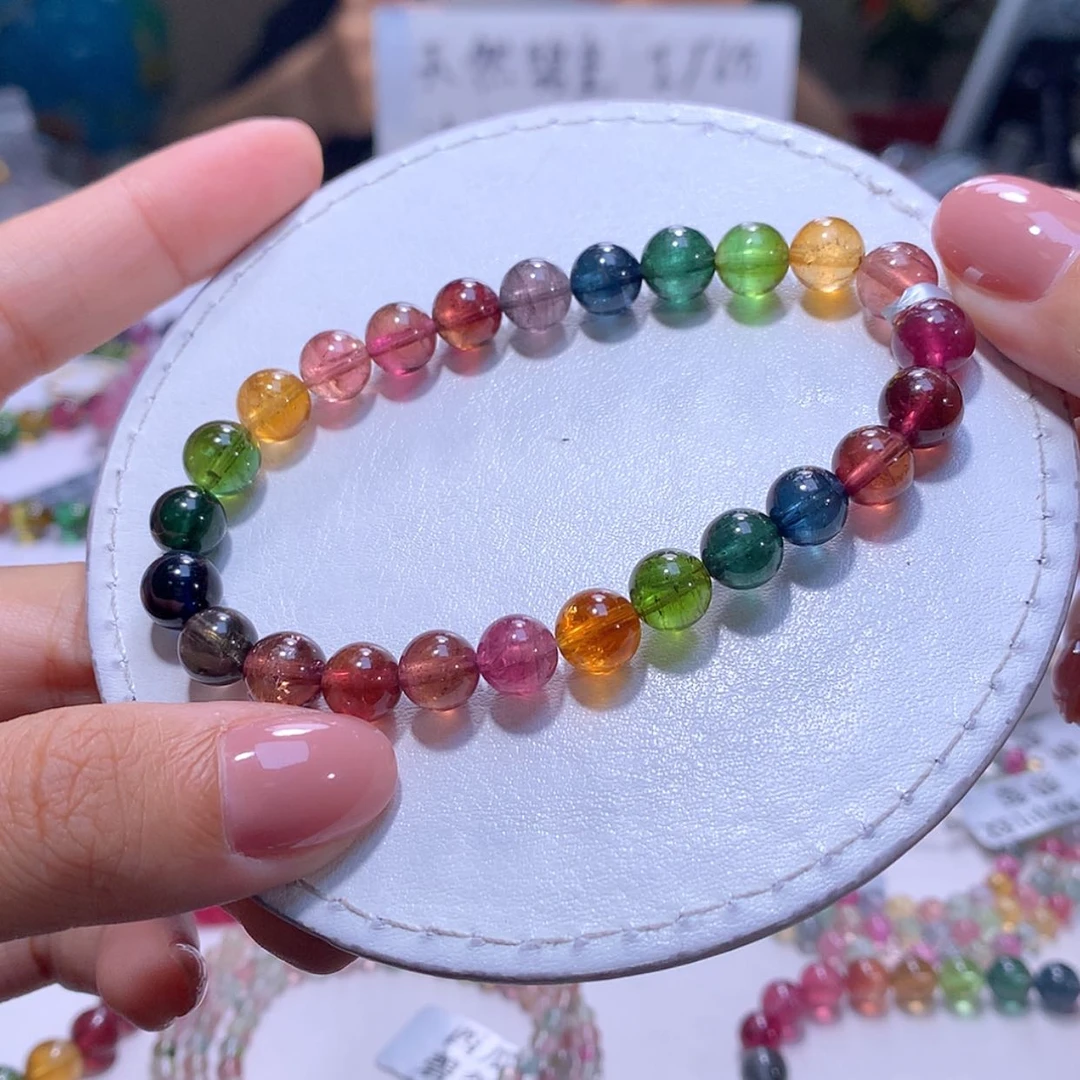【闪购商品】未镶嵌手链碧玺8m