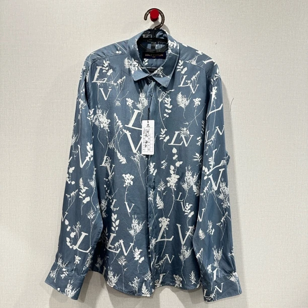 99新 LouisVuitton/路易威登 麦穗丝绸衬衫 尺码：XL  11301