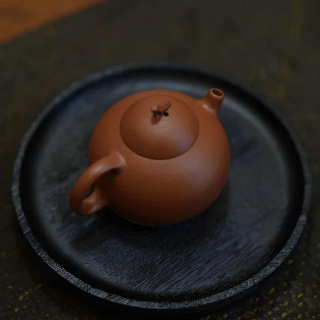 【觉庐】葫芦壶·朱泥紫砂壶≈ 100ml