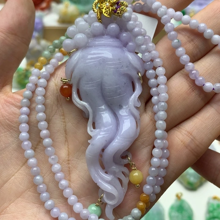 颈饰未镶嵌翡翠翡翠