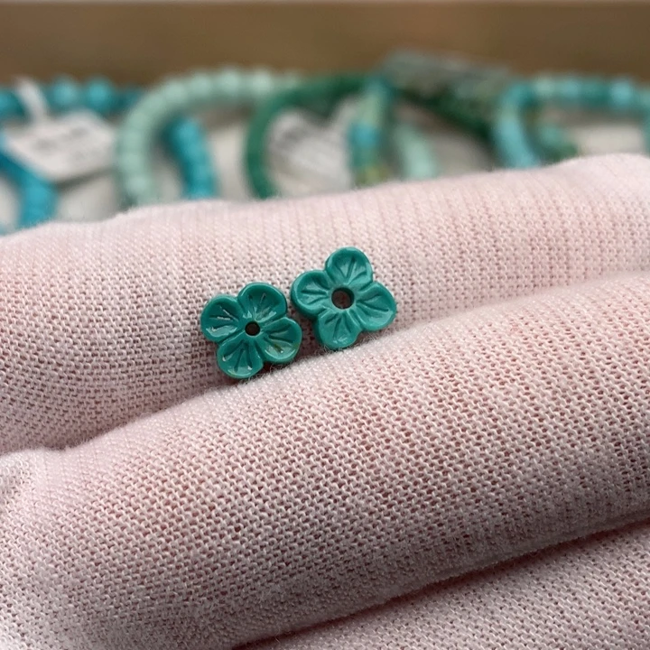 绿松石未镶嵌珠宝奇石8.1mm