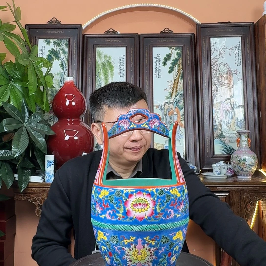 陶摆件景德镇陶瓷手工一统江山