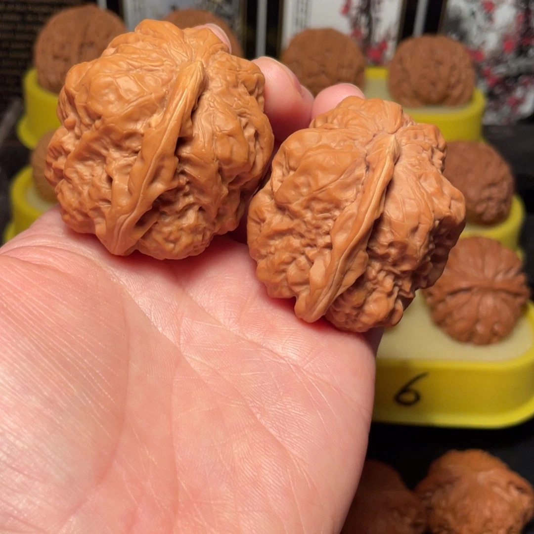 把件文玩核桃49尺蛤蟆头异形核桃