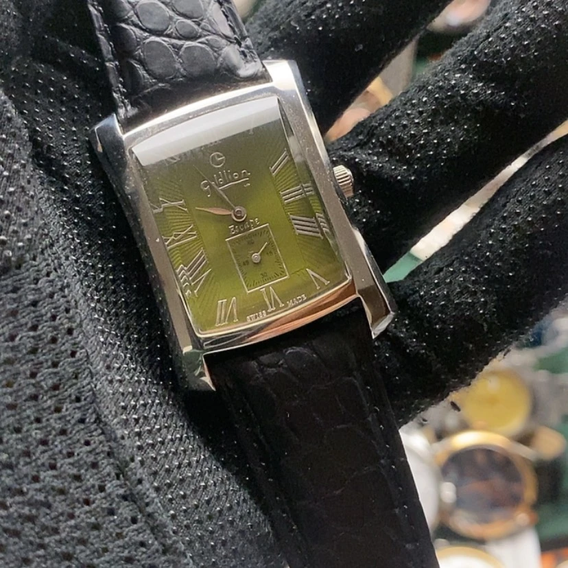 【闪购商品】手表金利来方形石英手表