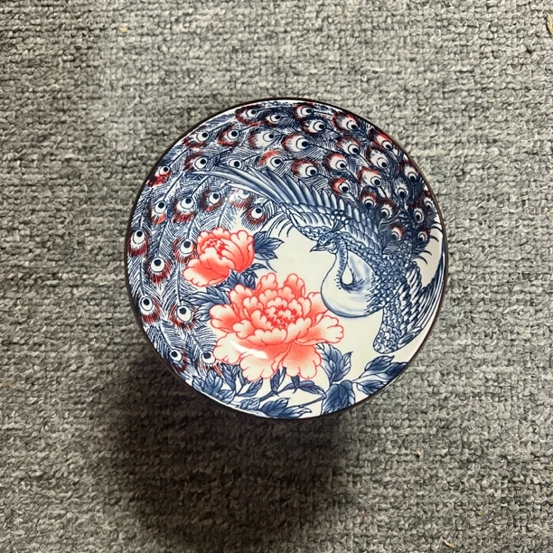 高端茶具孔雀果盘K1