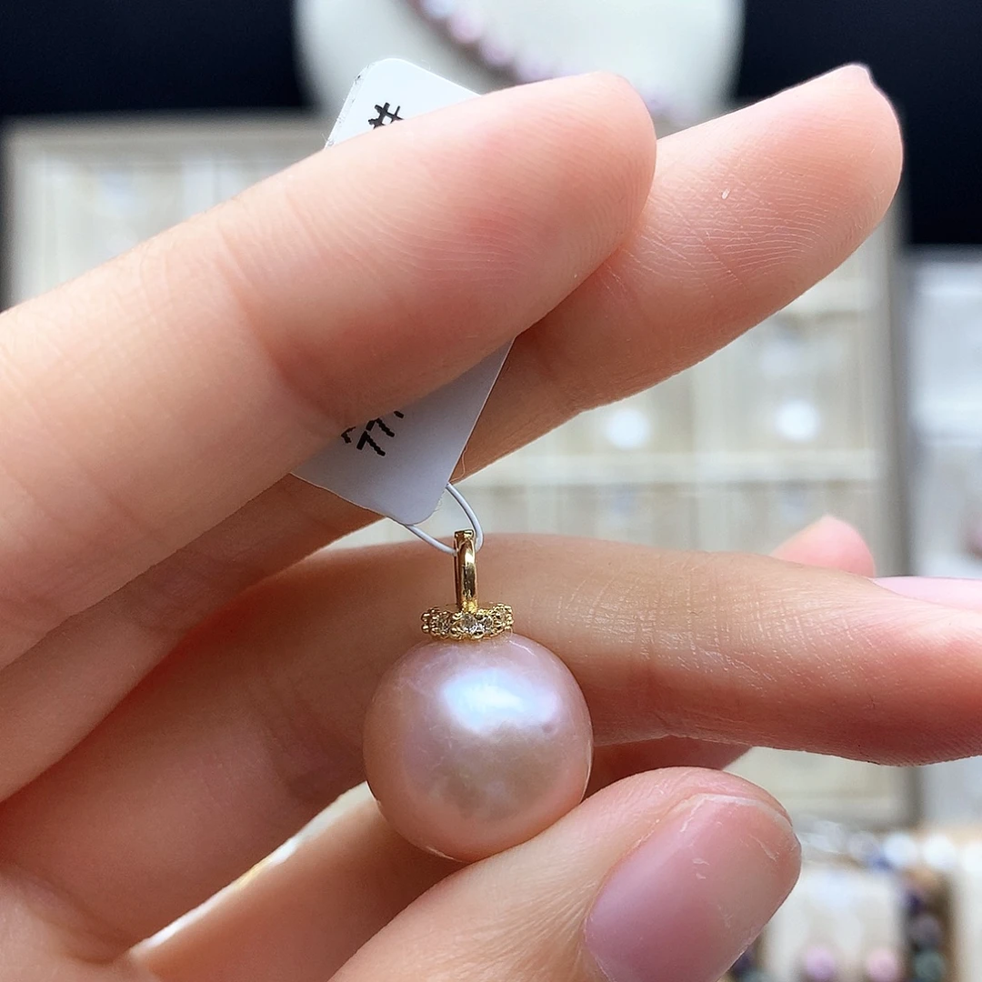 颈饰合金淡水珍珠