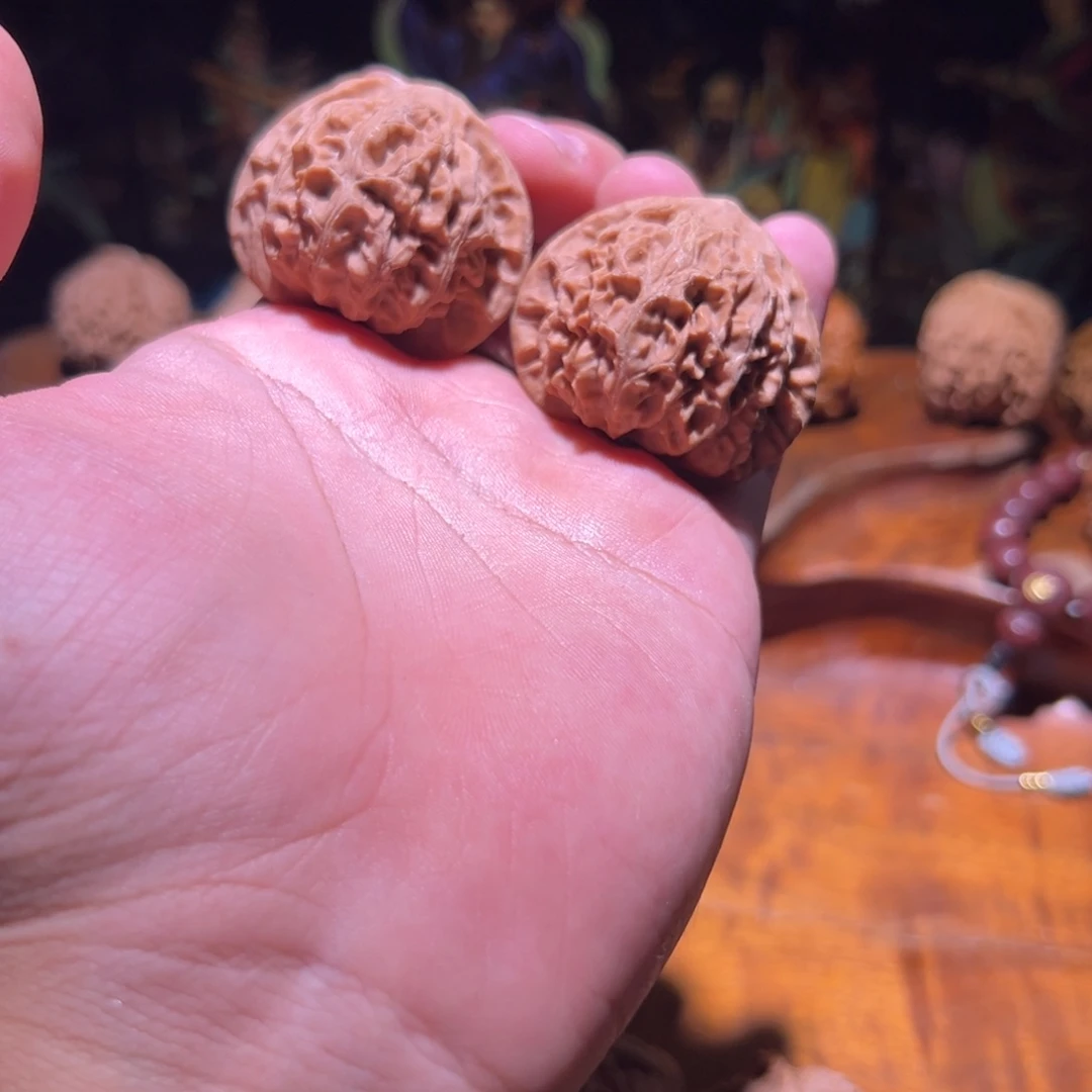 魈***穸吊坠文玩核桃41宫灯，顶部营养线，可以盘掉