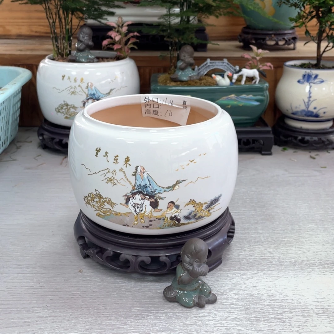 陶瓷花盆艺术紫砂花盆工艺品