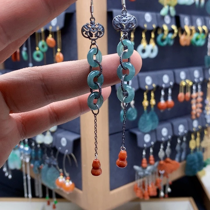 未镶嵌翡翠耳饰耳饰