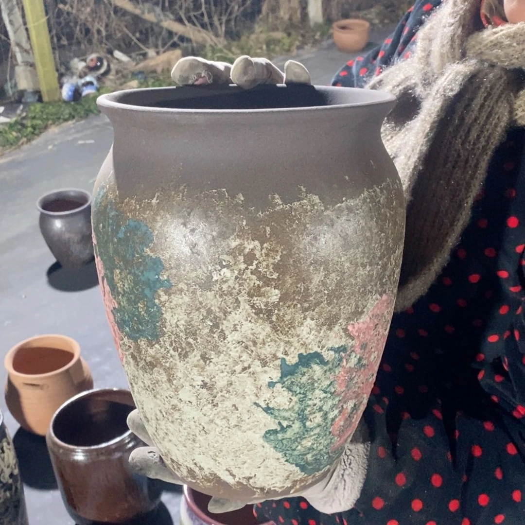 红陶口20高26～～～