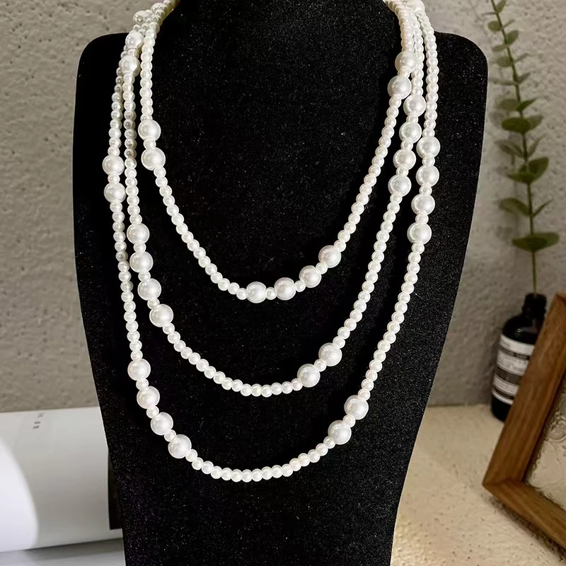 伲雅 时尚项链饰品（D01）可佩戴多层叠戴妈妈链