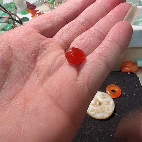 玛瑙/玉髓戒指合金青*青