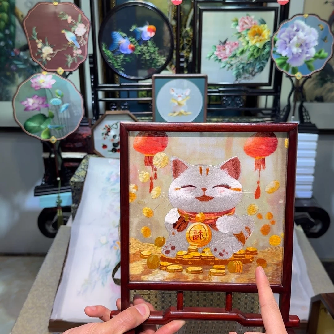 刺绣刺绣工艺精湛