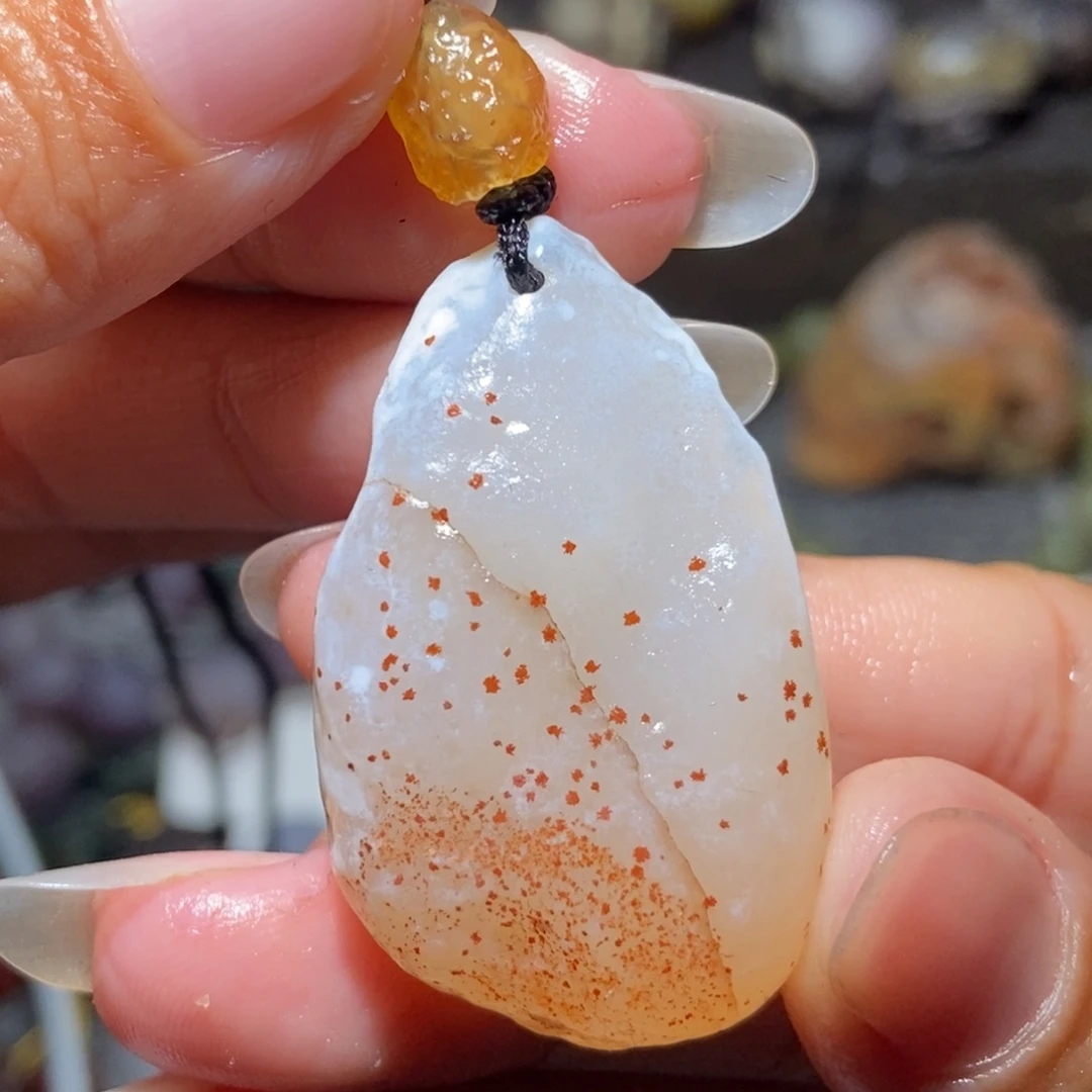 未镶嵌玛瑙/玉髓珠宝半成品