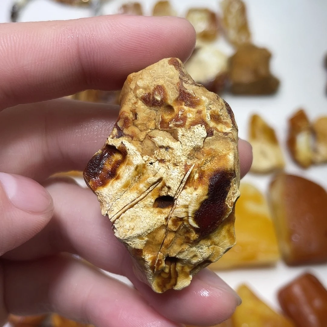 定制琥珀未镶嵌原矿蜜蜡