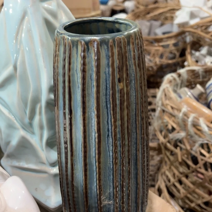 陶瓷花瓶摆件外贸出口微瑕捡漏