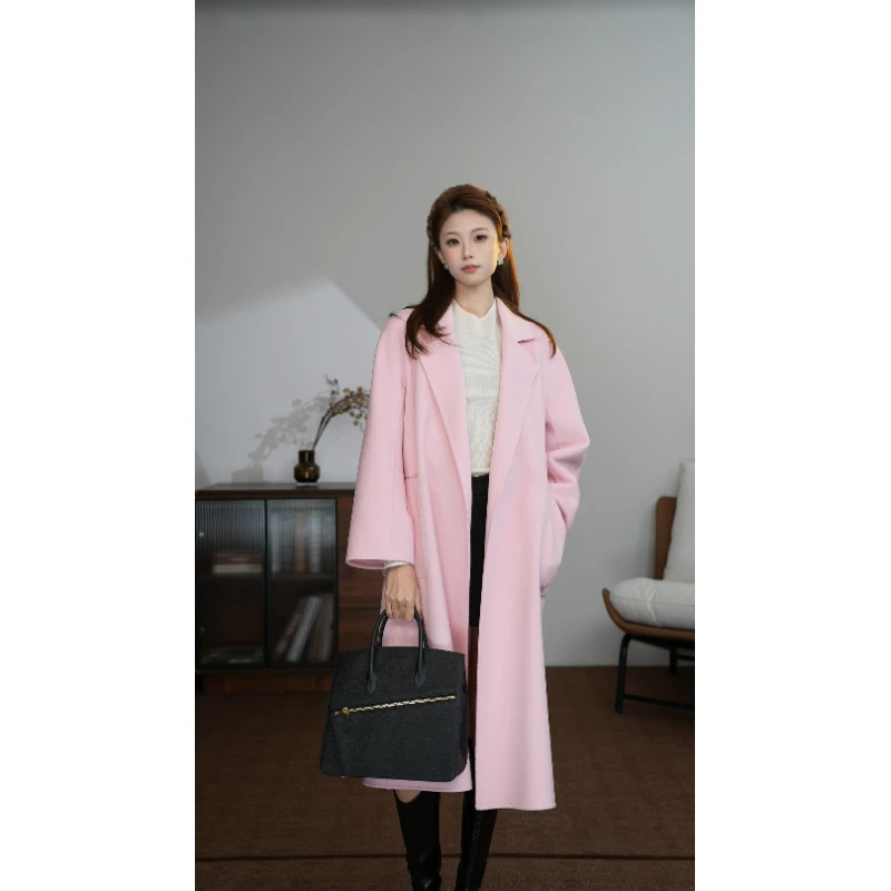 【811】品牌 经典款羊毛双面呢大衣