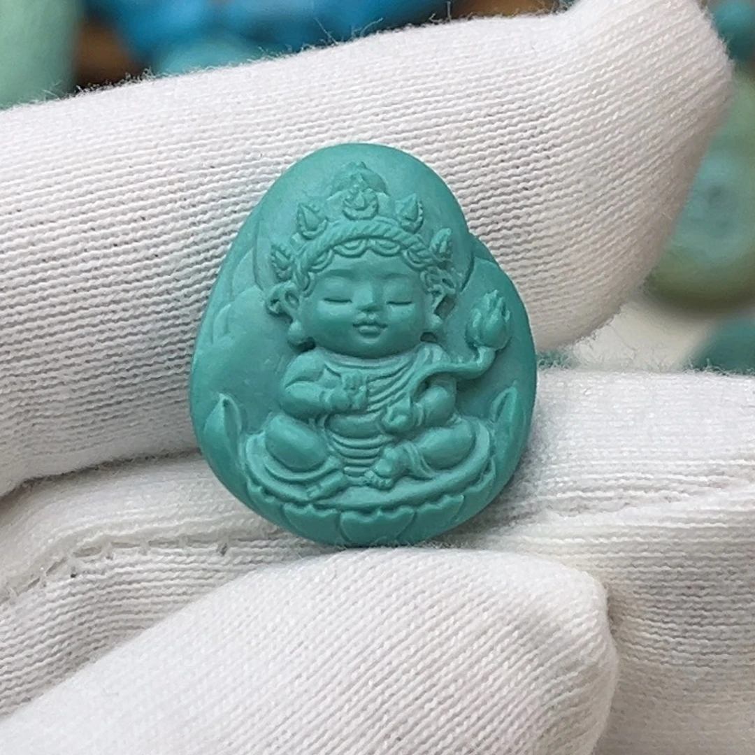 绿松石未镶嵌珠宝奇石