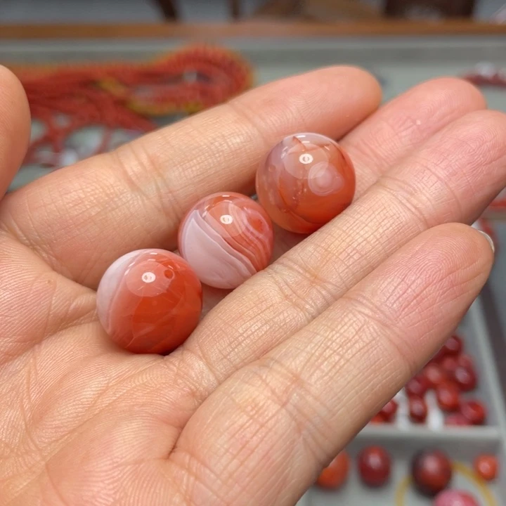 南红玛瑙手串16未镶嵌k*i