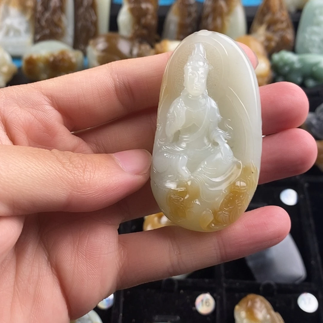 和田玉挂件未镶嵌