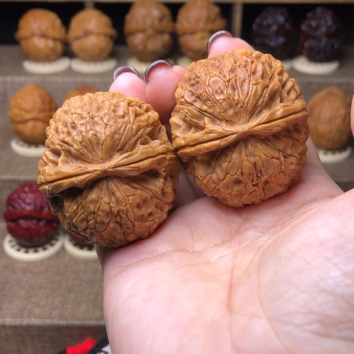 文玩核桃把件56号霸王蟾44尺