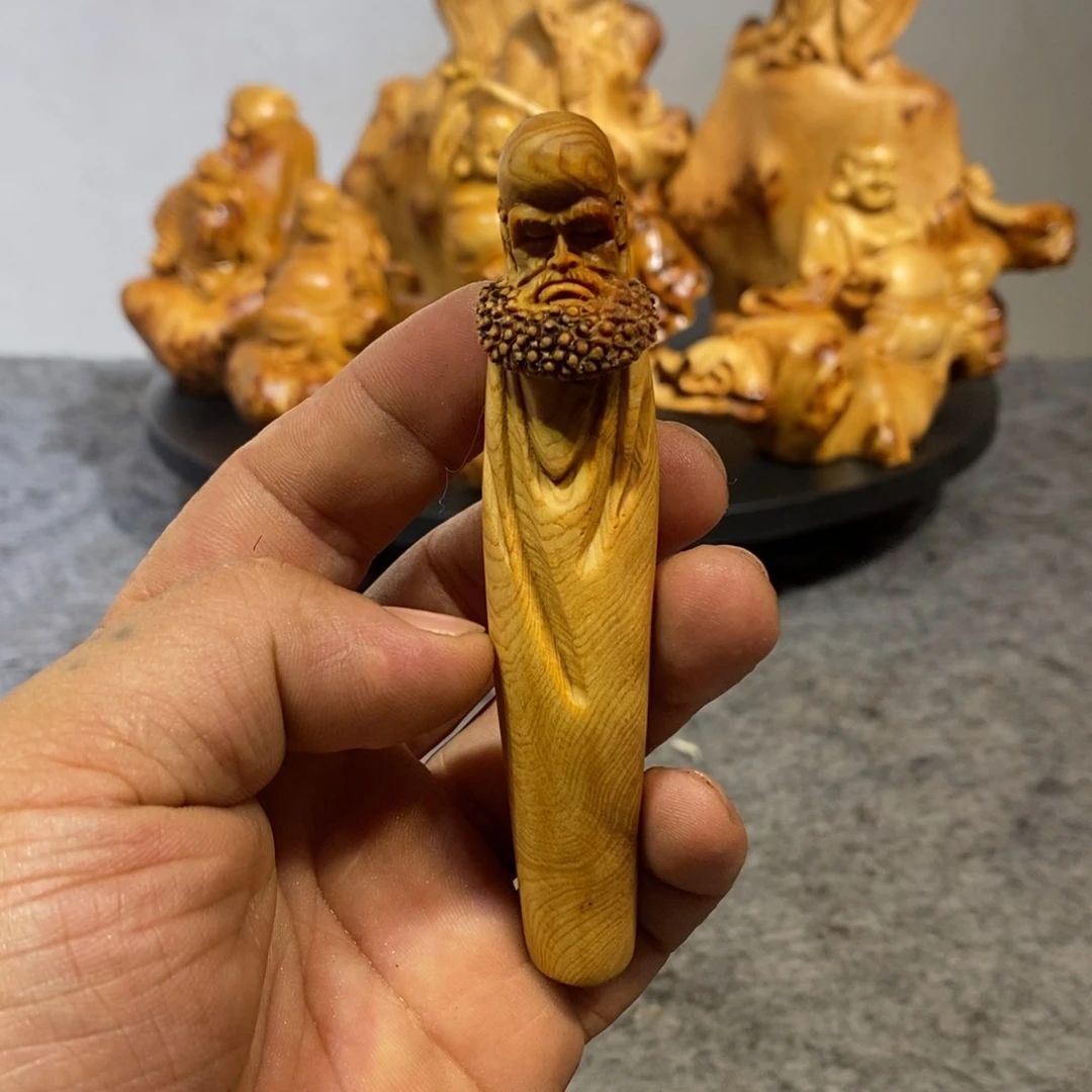 柏木（崖柏）木雕工艺品摆件家居装饰手把件