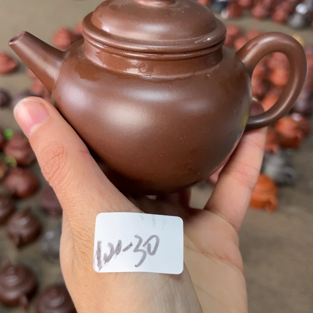 紫砂茶壶一***牛瑕疵 1.20-30 老紫泥 210