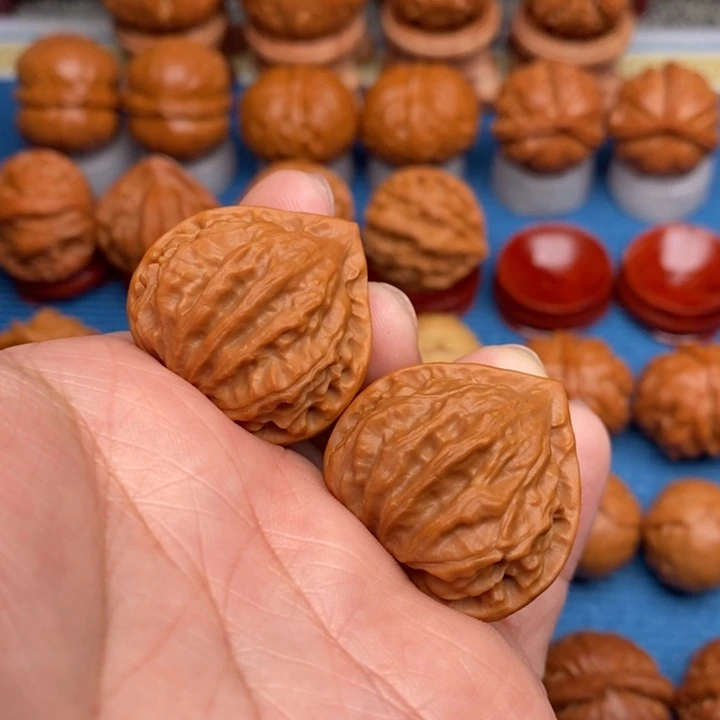 文玩核桃把件红桃A