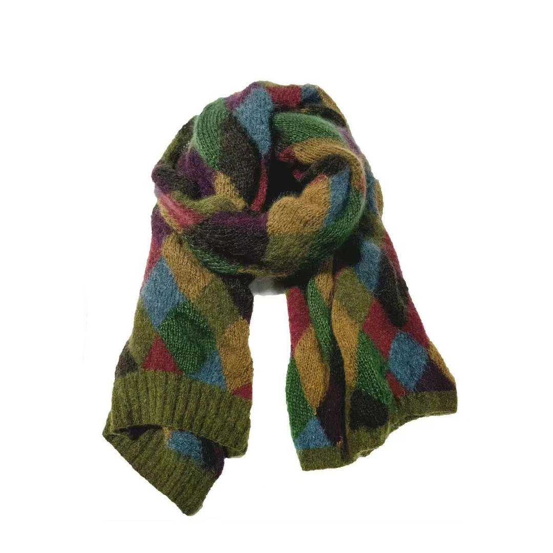 妝點家  左岸迷香  羊毛  尼龙  羊 驼 毛  针织围巾 Z25FW  7208