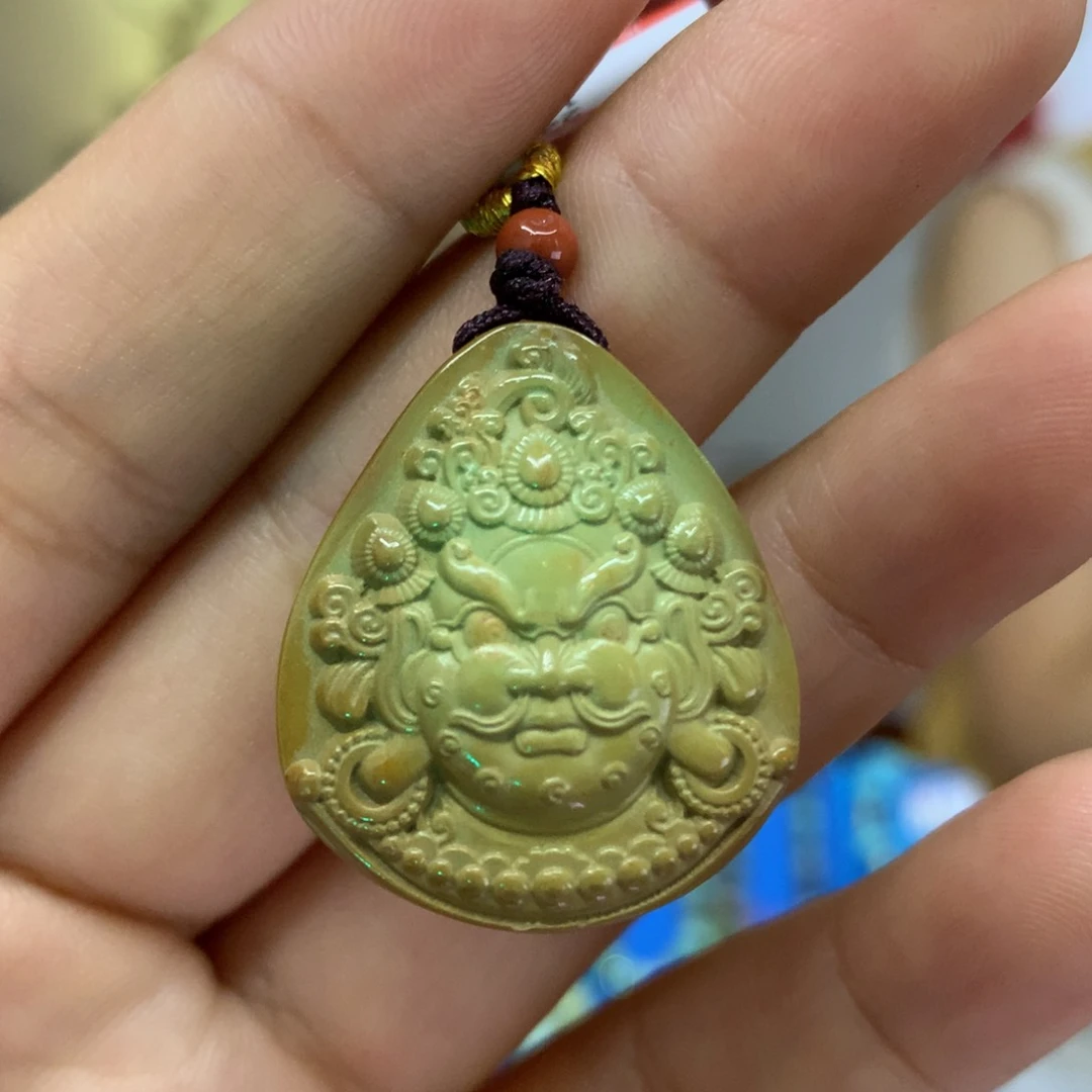 绿松石未镶嵌吊坠