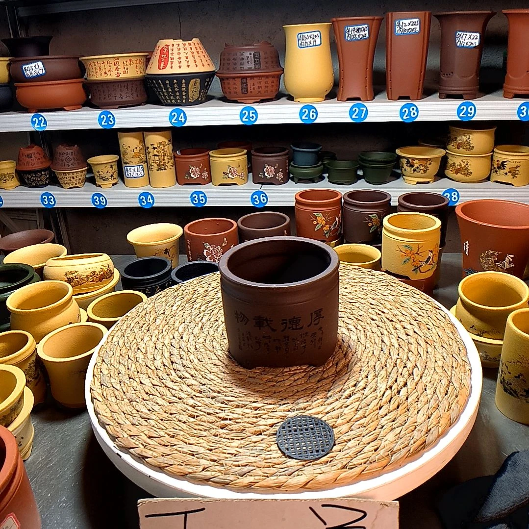 宜兴紫砂紫砂花盆花盆