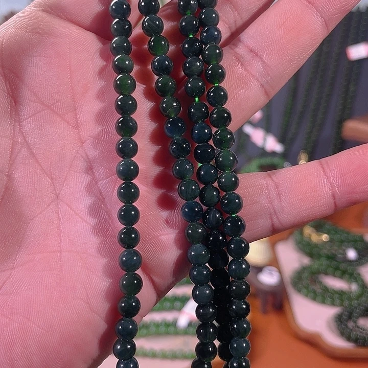 和田玉（碧玉）未镶嵌颈饰6